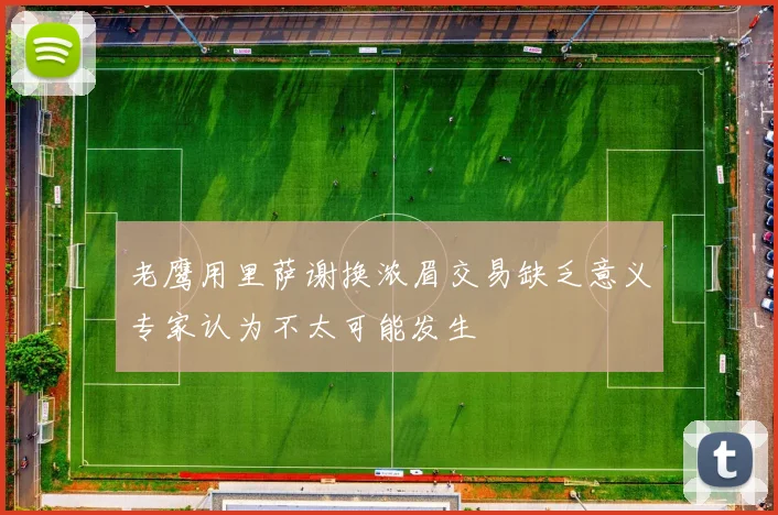 老鹰用里萨谢换浓眉交易缺乏意义专家认为不太可能发生