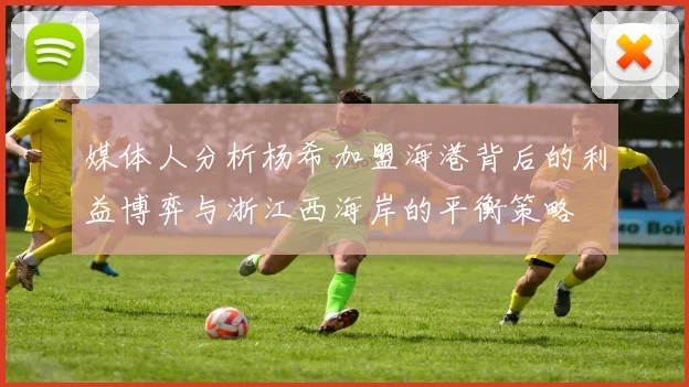 媒体人分析杨希加盟海港背后的利益博弈与浙江西海岸的平衡策略